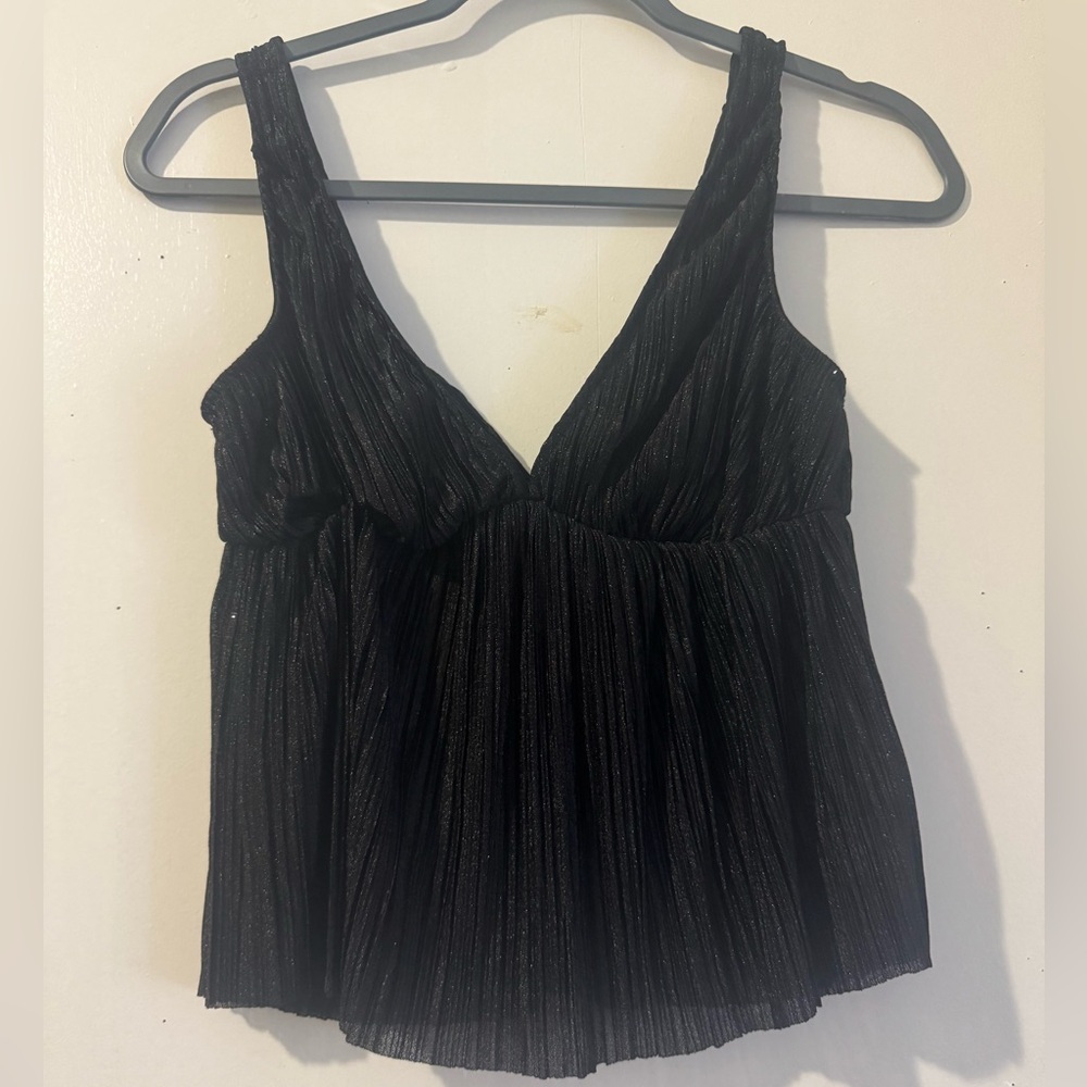 Pull&Bear Black Shimmer Camisole